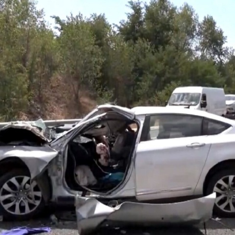 Το αυτοκίνητο στο οποίο επέβαινε η άτυχη τετραμελής οικογένεια