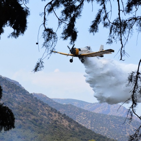 Φωτιές: Η κατανομή των εναέριων δυνάμεων