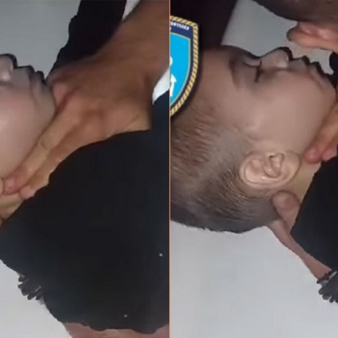 Σάμος: Βίντεο από τη διάσωση βρέφους από το Λιμενικό 