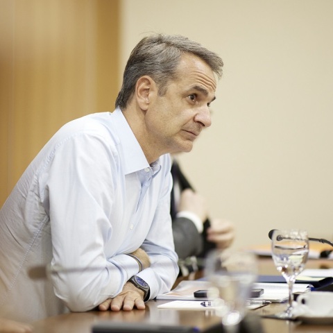 Ο Κυριάκος Μητσοτάκης 