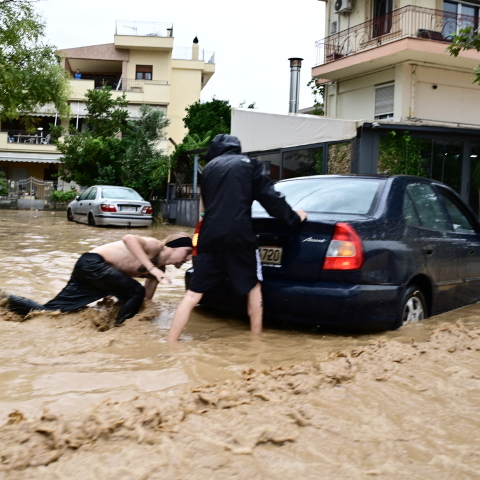 Προβλήματα στην πόλη του Βόλου από την κακοκαιρία