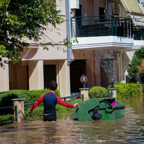 Κακοκαιρία Daniel: Μηνύματα 112 σε πάνω από 20 περιοχές σε Λάρισα - Μαγνησία