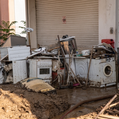 Καταστροφές στον Βόλο