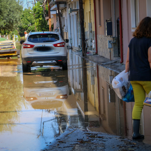 Πλημμύρες στη Λάρισα
