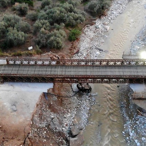 Κακοκαιρία Daniel: Έτοιμη η γέφυρα στα Καλά Νερά του Πηλίου