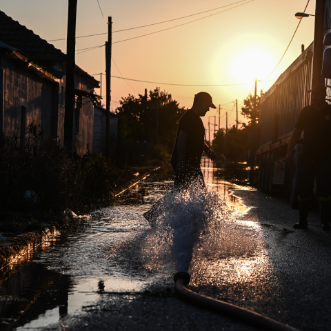Καταστροφές στον Παλαμά Καρδίτσας από τις πλημμύρες