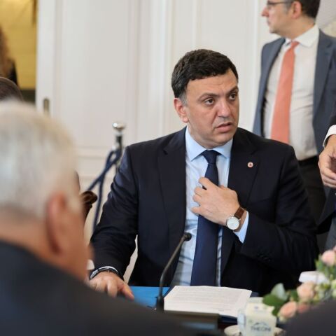 Ο υπουργός Κλιματικής Κρίσης και Πολιτικής Προστασίας Βασίλης Κικίλιας © ΓΙΩΡΓΟΣ ΚΟΝΤΑΡΙΝΗΣ / EUROKINISSI