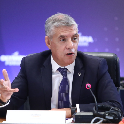 Ο Περιφερειάρχης Θεσσαλίας Κώστας Αγοραστός