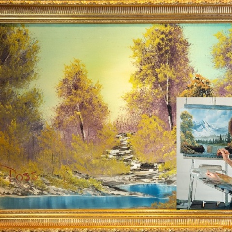 Πωλείται ο πίνακας που έφτιαξε ο Μπομπ Ρος στο πρώτο επεισόδιο της εκπομπής του