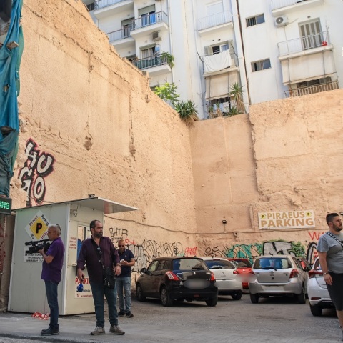 Το πάρκινγκ στον Πειραιά όπου ο 68χρονος δολοφόνησε τον 39χρονο