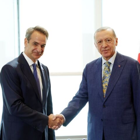 Συνάντηση Μητσοτάκη - Ερντογάν