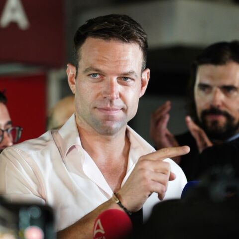 O Στέφανος Κασσελάκης μετά τη νίκη του © Menelaos Myrillas / SOOC