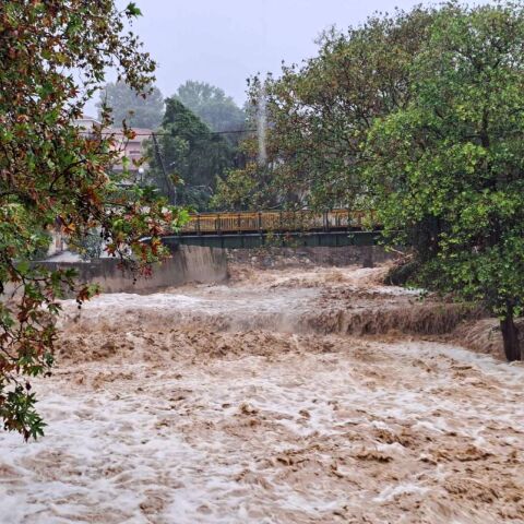 Ανησυχία επικρατεί για τον Ξηριά λόγω της κακοκαιρίας Elias © ΣΕΒΙΝΑ ΔΑΡΙΩΤΟΥ/ EUROKINISSI