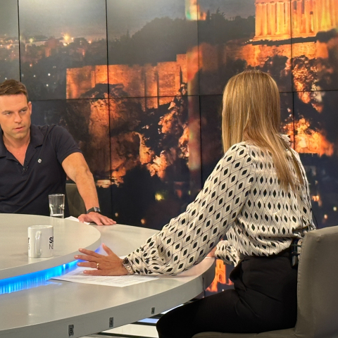 Ο Στέφανος Κασσελάκης στο κεντρικό δελτίο ειδήσεων του Star