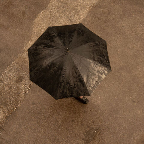 βροχή, ομπρέλα