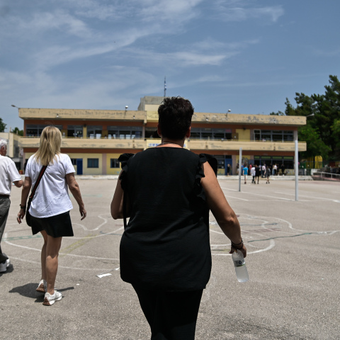 Προσέλευση σε εκλογικό τμήμα