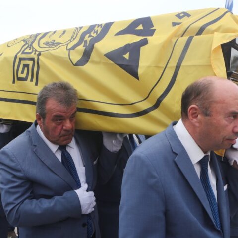 Εξόδιος ακολουθία Γιάννη Ιωαννίδη 