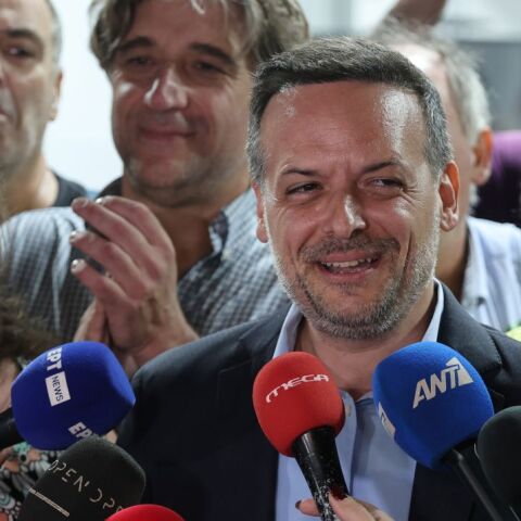 Κάλεσμα ενότητας εν όψει β' γύρου στον Δήμο Αθηναίων από τον Χάρη Δούκα ©ΓΙΩΡΓΟΣ ΚΟΝΤΑΡΙΝΗΣ/EUROKINISSI