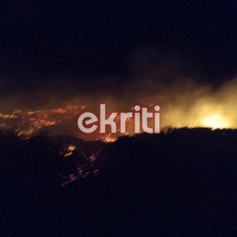 Φωτιά στην Ιεράπετρα