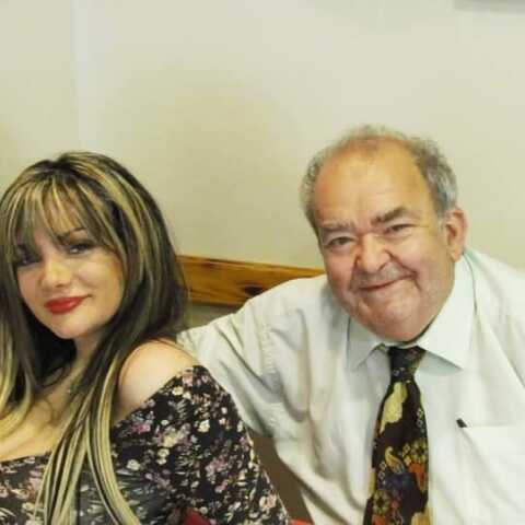 Ο Πέτρος Λεωτσάκος με την Πέπη Τσεσμελή