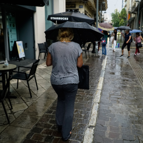 Βροχή στην Αθήνα