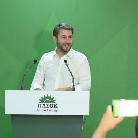 Ο πρόεδρος του ΠΑΣΟΚ Νίκος Ανδρουλάκης ©Γραφείο Τύπου ΠΑΣΟΚ