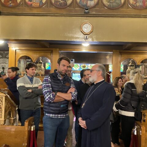 Ο Στέφανος Κασσελάκης στον Άγιο Δημήτριο Αστόριας