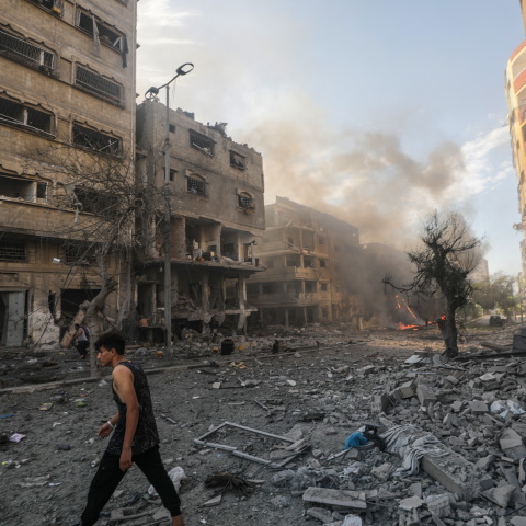 Καταστροφές στην πόλη της Γάζας