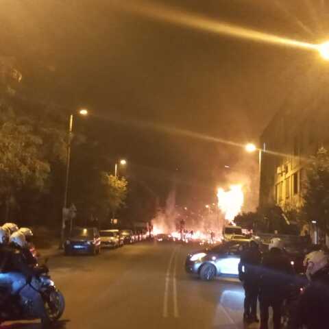 Επεισόδια έξω από την Πανεπιστημιούπολη