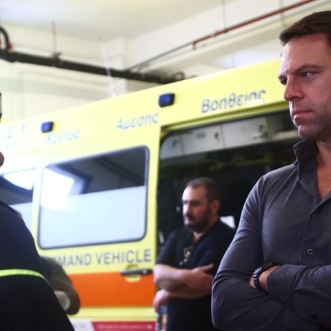  Στέφανος Κασσελάκης: Επίσκεψη στο ΕΚΑΒ Θεσσαλονίκης 