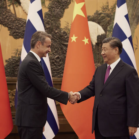 Κυριάκος Μητσοτάκης - Σι Τζινπίνγκ