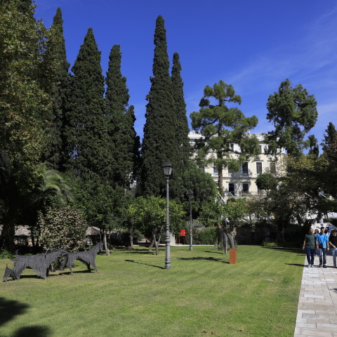 Ο κήπος του Προεδρικού Μεγάρου