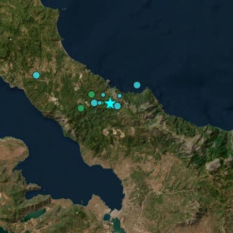 Σεισμική δραστηριότητα στην Κεντρική Εύβοια