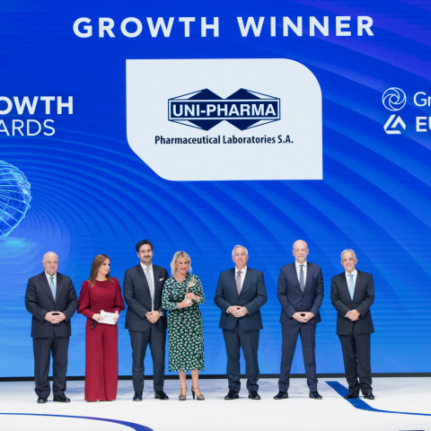 Σημαντική διάκριση της UNI-PHARMA SA στο πλαίσιο των Growth Winners 2023