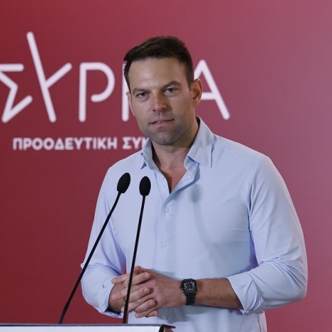 Ο Στέφανος Κασσελάκης στην Κεντρική Επιτροπή του ΣΥΡΙΖΑ