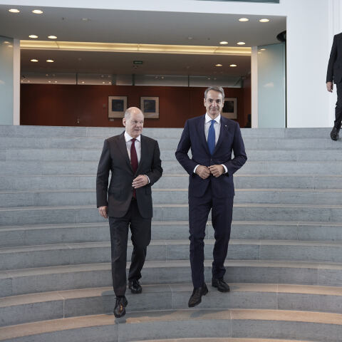 Κυριάκος Μητσοτάκης - Όλαφ Σολτς