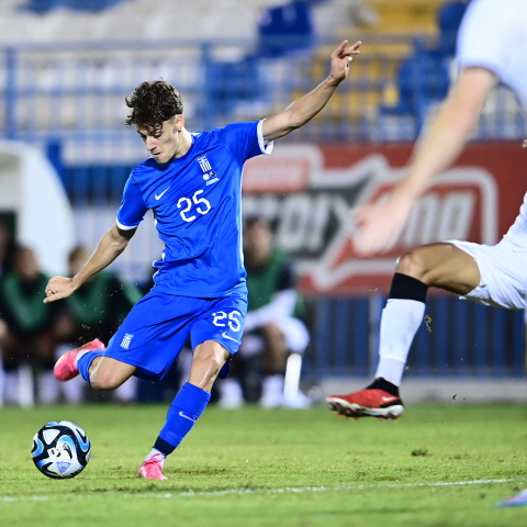 Στιγμιότυπο από τον φιλικό αγώνα Ελλάδα - Νέα Ζηλανδία