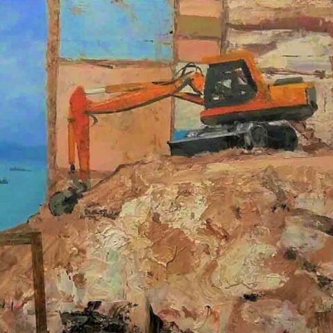 Νίκος Κληρονόμος: Οι εκσκαφείς του αποτυπώνουν ποιητικά τον θόρυβο της πόλης