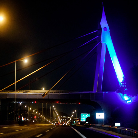 Η Αττική Οδός το βράδυ