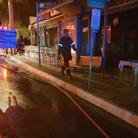 Φωτιά σε ψητοπωλείο στην Πεύκη