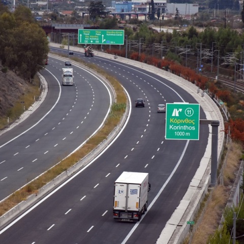 Κυκλοφοριακές ρυθμίσεις από σήμερα Παρασκευή (24.11) στην Εθνική Οδό Αθηνών-Κορίνθου