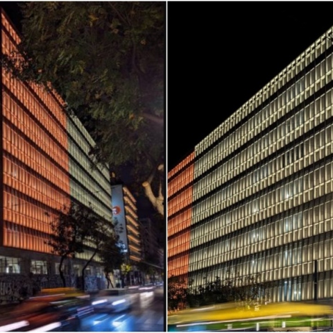 Μινιόν: Φωταγωγήθηκε το ιστορικό κτίριο 25 χρόνια μετά