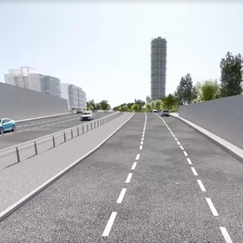 Μακέτα για την όψη της υπογειοποιημένης λεωφόρου Ποσειδώνος