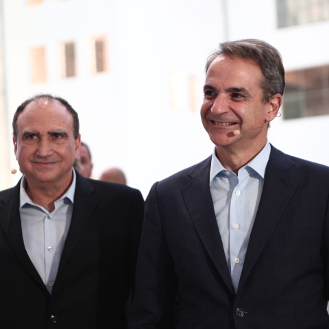 Ο Κυριάκος Μητσοτάκης σε εκδήλωση της Google