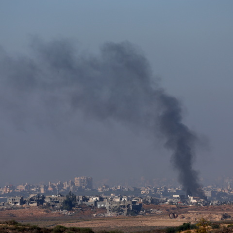 Kαπνοί στη βόρεια Λωρίδα της Γάζας