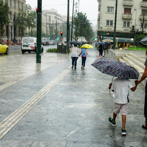 Βροχή στην Αθήνα