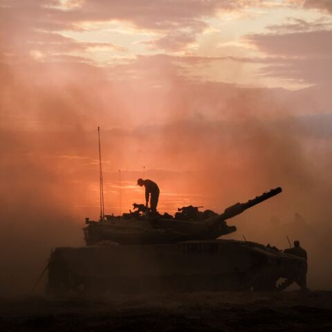 Ισραηλινό τανκ στα σύνορα με τη Λωρίδα της Γάζας