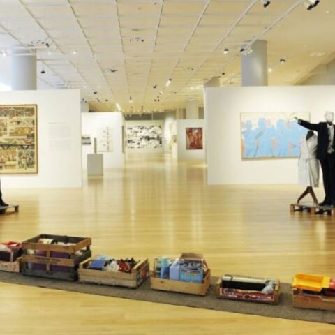 «Αστυγραφία. Η ζωή της πόλης τις δεκαετίες 1950-1970» στην Εθνική Πινακοθήκη © Λάμπρος Ψυρρούκης