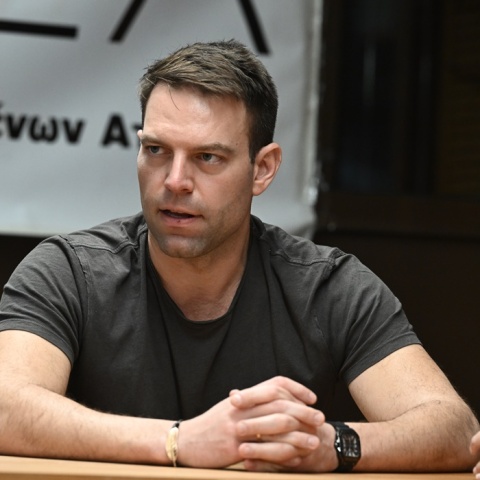 Ο πρόεδρος του ΣΥΡΙΖΑ, Στέφανος Κασσελάκης