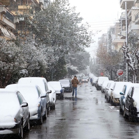 Χιόνια: Στα «λευκά» δήμοι της Κεντρικής Μακεδονίας